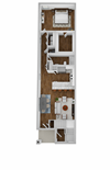 floor plan option in our apartment in Hurst, TX